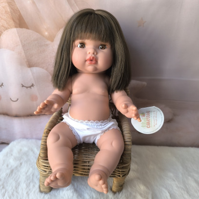 Poupée Mini Colettos ... cheveux et yeux marrons| Poupée à habiller