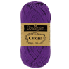 Pelote scheepjes catona 50g coton mercerise couleur violette foncé 521