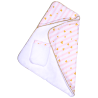 Cape de bain et gant de toilette coeur