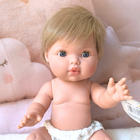 Poupée Mini Colettos Lewis cheveux noirs bouclés et yeux marrons