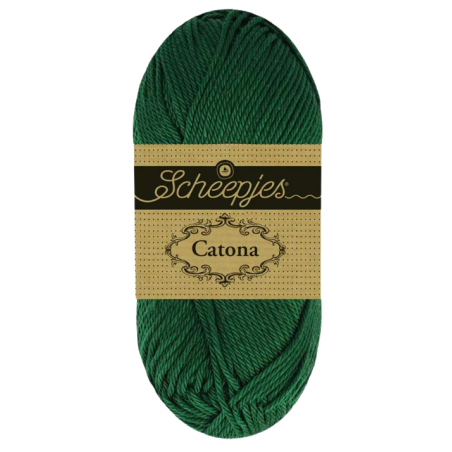 Pelote scheepjes catona 50g coton mercerise couleur lierre 95