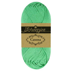 Pelote scheepjes catona 50g coton mercerise couleur citronnelle 108
