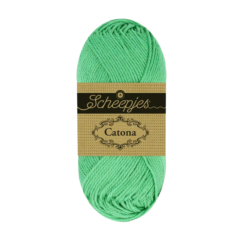 Pelote scheepjes catona 50g coton mercerise couleur citronnelle 108