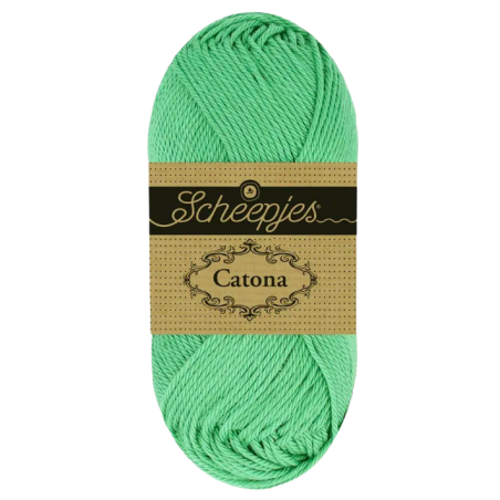 Pelote scheepjes catona 50g coton mercerise couleur citronnelle 108