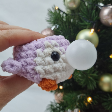 Ami'bulles manchot crochet sensoriel – jouet anti stress enfant