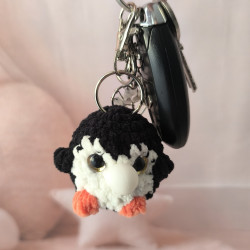 Porte-clés Pingouin au crochet fait main | La Pouponnette