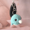 Porte-clés baleine au crochet fait main | La Pouponnette