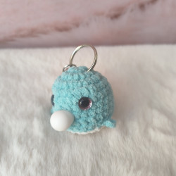 Porte-clés baleine au crochet fait main | La Pouponnette