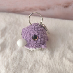 Porte-clés baleine au crochet fait main | La Pouponnette