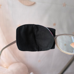 Patch oculaire enfant en tissu – cache-œil pour lunettes amblyopie
