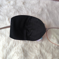 Patch oculaire enfant en tissu – cache-œil pour lunettes amblyopie