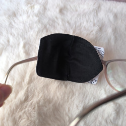 Patch oculaire enfant en tissu – cache-œil pour lunettes amblyopie