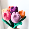 Patron crochet gratuit bouquet de tulipes