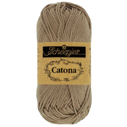 Pelote scheepjes catona 50g coton mercerise couleur pierre de lune 254
