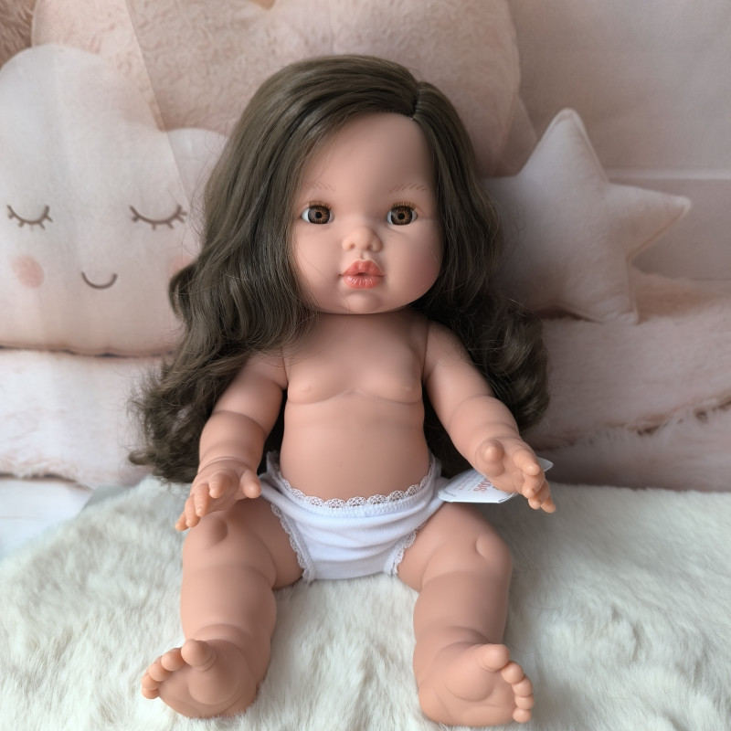 Poupée Mini Colettos Rose brune aux yeux marrons| Poupée à habiller