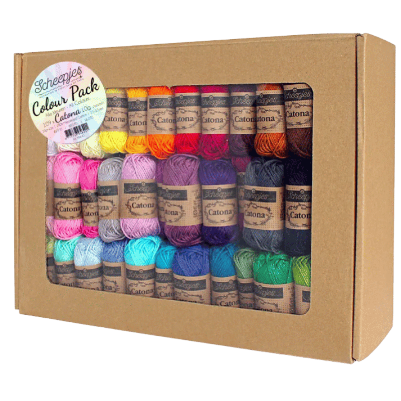 Pack 109 couleurs Scheepjes Catona 10g | La Pouponnette