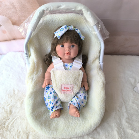 Cosy pour poupée en moumoute Tiny Harlow | La Pouponnette