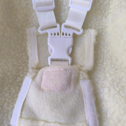 Cosy pour poupée en moumoute Tiny Harlow | La Pouponnette