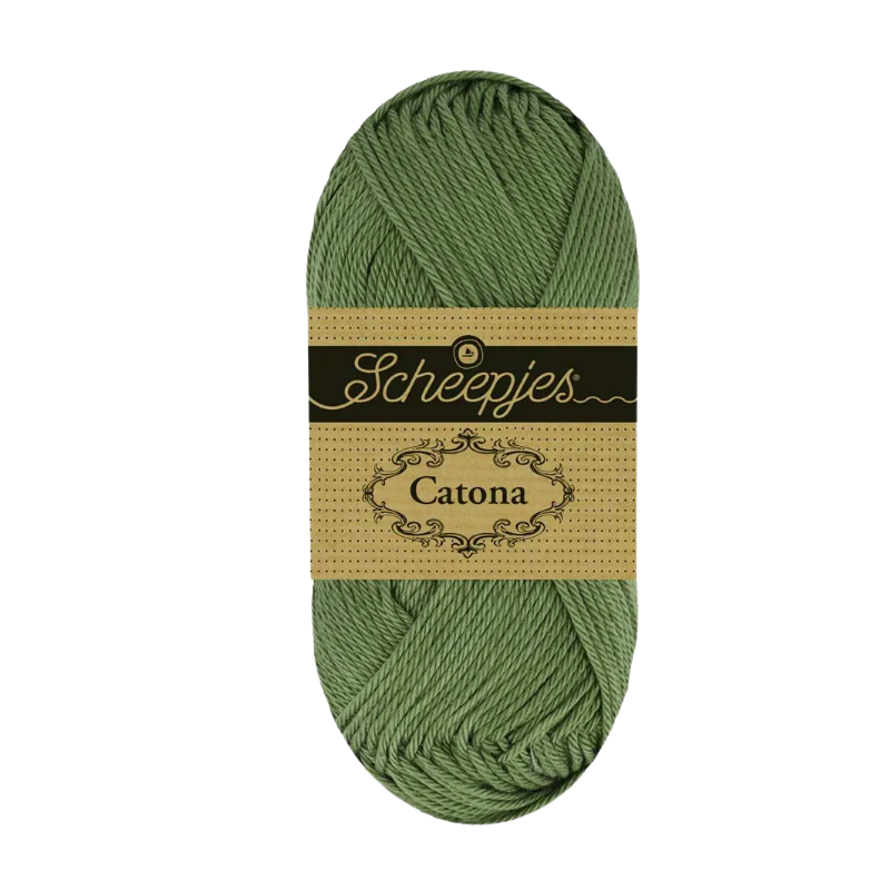 Pelote scheepjes catona 50g coton mercerise couleur cactus 97