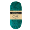 Pelote scheepjes catona shine 50g coton couleur bleu sarcelle foncé arc-en-ciel 401