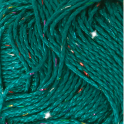 Pelote scheepjes catona shine 50g coton couleur bleu sarcelle foncé arc-en-ciel 401