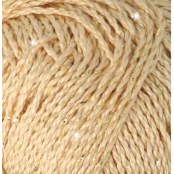 Pelote scheepjes catona shine 50g coton couleur thé anglais doré 404