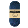 Pelote scheepjes catona shine 50g coton couleur bleu minuit arc-en-ciel 527