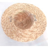 Chapeau de paille pour poupée 32-36 cm, diamètre 20 cm