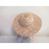 Chapeau de paille pour poupée 32-36 cm, diamètre 20 cm