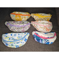 Sac banane pour poupée, cousu main, avec fermeture éclair, élastique, Oeko-Tex