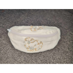 Sac banane pour poupée, cousu main, avec fermeture éclair, élastique, Oeko-Tex