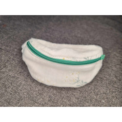 Sac banane pour poupée, cousu main, avec fermeture éclair, élastique, Oeko-Tex