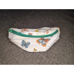 Sac banane pour poupée, cousu main, avec fermeture éclair, élastique, Oeko-Tex