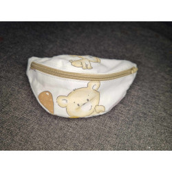 Sac banane pour poupée, cousu main, avec fermeture éclair, élastique, Oeko-Tex