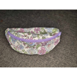 Sac banane pour poupée, cousu main, avec fermeture éclair, élastique, Oeko-Tex