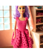 Vêtements Barbie au crochet – Tenues faites main uniques et colorées