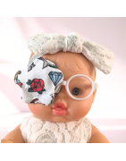 Patch oculaire pour poupée | Patch cousu main matchy enfant