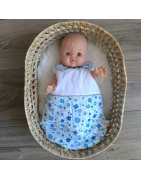 Gigoteuse pour poupée faite main – Accessoires doux et uniques