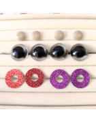 Yeux de sécurité pailletés pour amigurumi | La Pouponnette